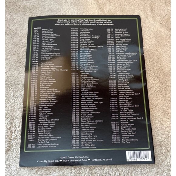 CROSS My Heart Inc. Wolf Cross Stitch Pattern Booklet By Sherrie Stepp-Aweau - Picture 2 of 3